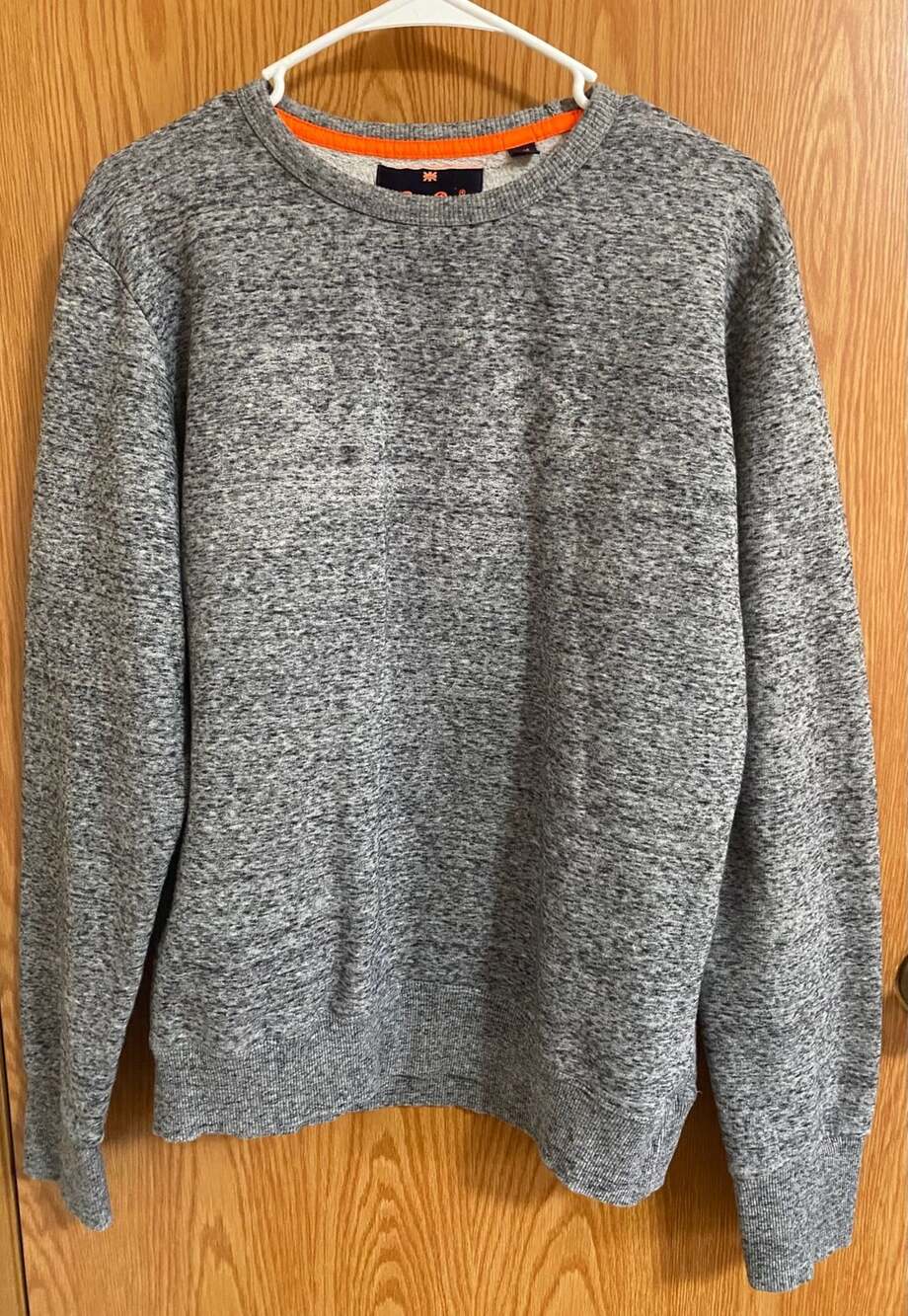 Superdry Grey Marl Crew Neck Sweatshirt Men's Size L